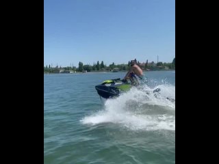 how vasily lomachenko rode his son on a jet ski