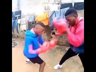 appreciate the work on the paws of an african boy boxing boxing