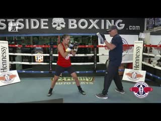 gennady golovkin's sister señez estrada showed her paw work