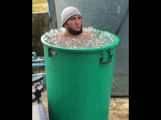 ice recovery bath after training