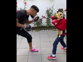 talented teen in boxing