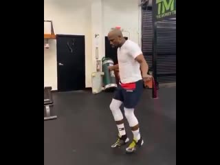 floyd mayweather is back in training