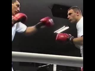 joint training of the klitschko brothers