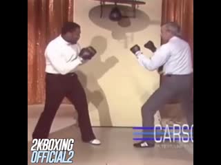 smoky joe frazier showed his work to the show host