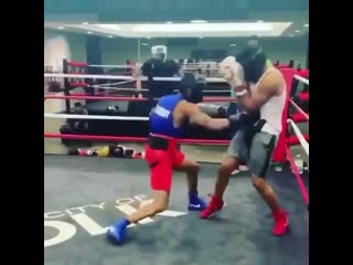 when a boxer knows how to work with his back against the ropes