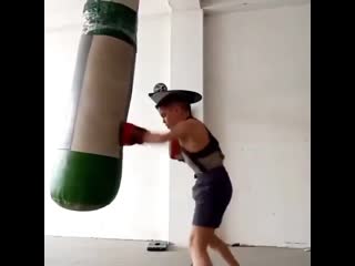 talented teen in boxing