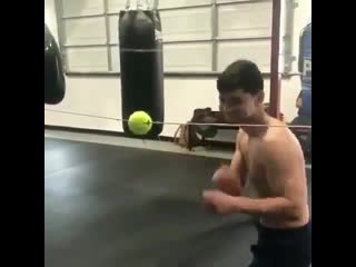 ryan garcia is working on his punching speed and timing