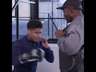 shakur stevenson tried to punch the press