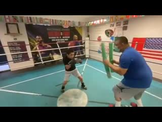 talented teen in boxing