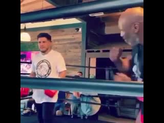 mike tyson trains mma fighter henry cejudo