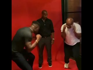 mike tyson teaches the basics of boxing to the most dangerous mma puncher francis ngannou