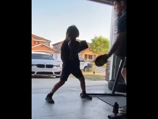 talented teen in boxing