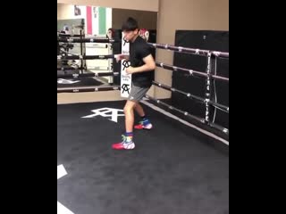 ryan garcia showed off his shadow boxing