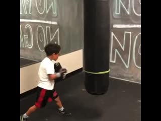 talented teen in boxing