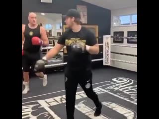 tyson fury works on his paws