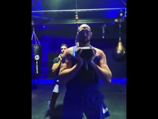 tyson fury leg workout