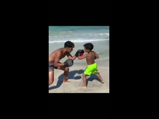 talented teen in boxing