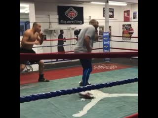 chris eubank jr showed joint training with roy jones