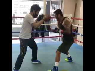 speedwork on jorge liares' pads