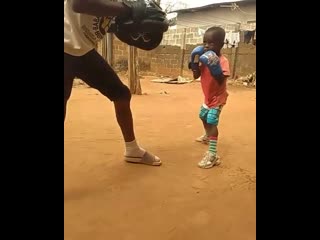 talented teen in boxing