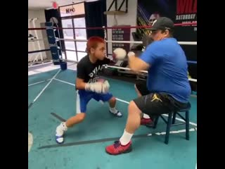 talented teen in boxing