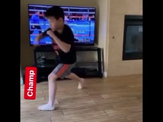 talented teen in boxing