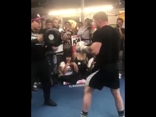 canelo alvarez hammers nails before fight with sergey kovalev