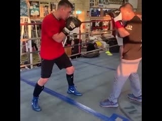 an apple from an apple tree. legendary kostya tszyu shares some of his knowledge with his son tim tszyu