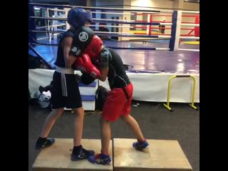 fighting training in a phone booth