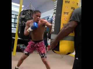 heavy bag strength work by devin haney