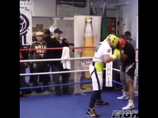 power sparring canelo alvarez. preparing for the fight with kovalev