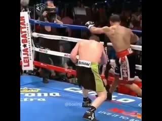 one-punch knockout of canelo alvarez