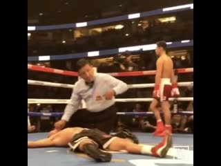 brutal knockout ahead of ryan garcia