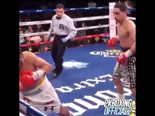 terrible knockout in the fight garcia - morales