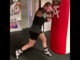 power work on the bag canelo alvarez