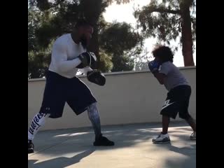 talented teen in boxing