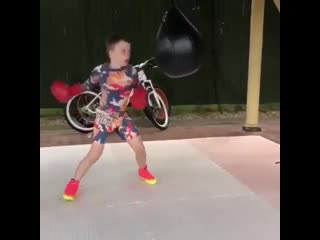 talented teen in boxing