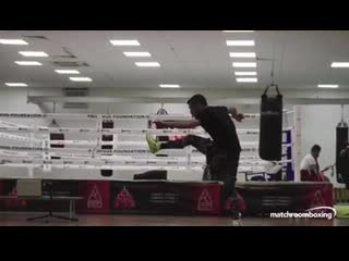 vasyl lomachenko demonstrates football freestyle skills