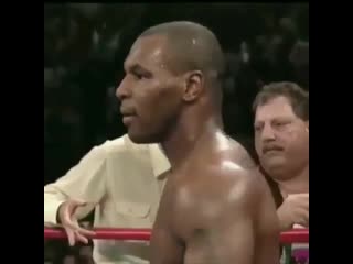 you are not yourself when you're hungry. the moment when tyson bit off holyfield's ear. mike tells the referee that he is not guilty))).