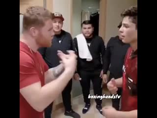 canelo alvarez gives advice to ryan garcia