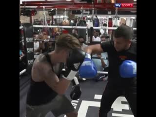 vasily lomachenko held a master class for english boxers