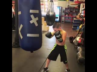 talented teen in boxing