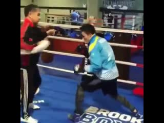 check out this boxing defense training method