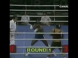 rare footage of mike tyson in amateur boxing. even then he was a beast