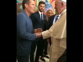 julio cesar chavez meets the pope in vatican daddy