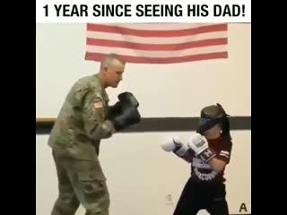 when the son did not see his father for a year. who fought