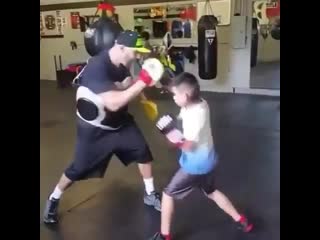 talented teen in boxing