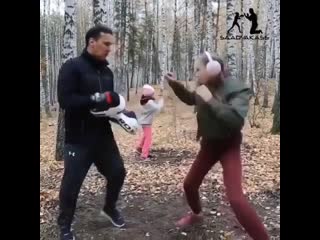 the kazakh girl has grown up and will already terrify any adult male boxer