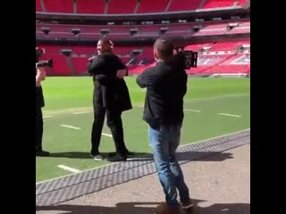 when wladimir klitschko and anthony joshua met exactly one year after their fight in the same arena in london