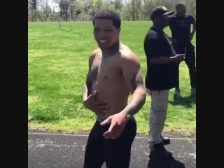 gervonta davis works on explosive speed-strength endurance